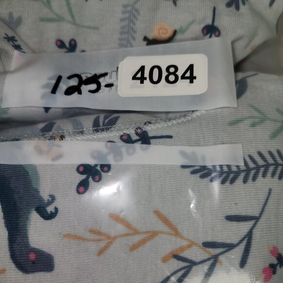 Crewcuts Girls 14 Blue Long Sleeve Dinosaur Print Pajama Set  4084 - Picture 7 of 7